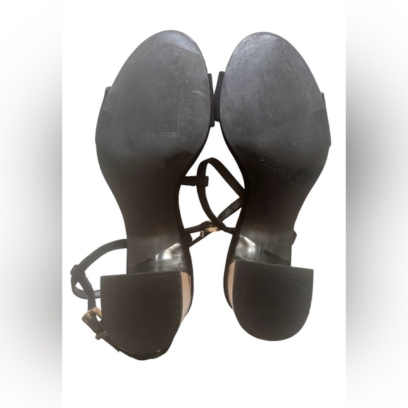 Pull&Bear Black Heeled Sandals - Picture 4 of 5